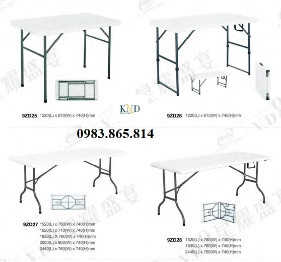 Bàn chữ nhật hội nghị