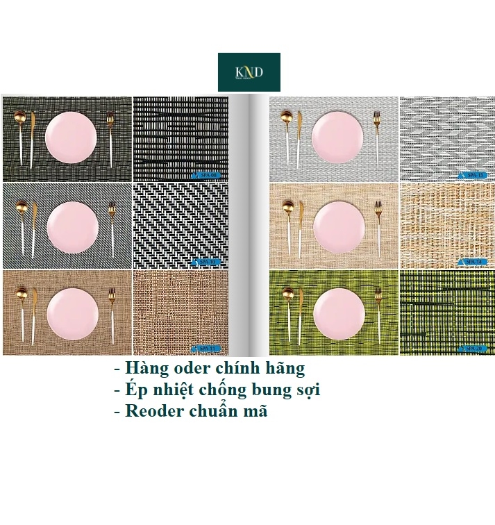 Tấm lót bàn ăn họa tiết sợi đan